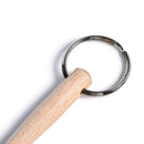 1 Pair Mini Drum Sticks Keychain Wood Drumsticks Key Ring Chain Percussion NMTO