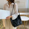 Large Rivet Totes Solid Color Shoulder Handbags Women Leather Crossbody Bag