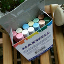 12Pcs/Box  White&Colored Dustless Chalk NON-Toxic Chalkboard Eraser School-Tool