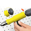 Rivet Gun Adaptor For Cordless Drill Electric Nut Riveting Tool Riveter Inse 3C