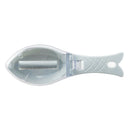 Manual Fish Scale Remover Scaler with Lid Fish Shape Home Kitchen Tool Blue