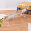 8 Pocket Desktop Business Card Holder Clear Acrylic Countertop Stand Display MO