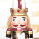 Soldier Nutcracker Rocking Horse Collectible Wooden Christmas Nutcracker,