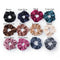 12 Pack Hair Velvet Scrunchy Bobbles Elastic Lady Hair Bands Holder