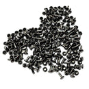 300 Sets Double Caps Studs Dome Rivets for Leathercraft DIY Supplies 6x8mm