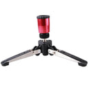 3/8" Screw Monopod 3Legs Base Stand Unipod Tripod Holder Fit For Sony Camera Red
