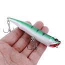 6pcs Wobbler Topwater Fishing Lure Hard Bait 10.5cm 15.7g Crankbait w/Hook