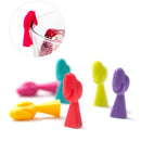 6PCS Silicone Bird Tits Wine Glass Mark Wine Glass Recognizer Cup Distinguish Gw