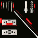 10Pcs/set Plastic Furniture Reverse Buckle for Baby Proofing Strap Tip