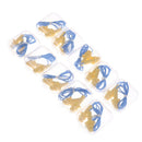 10 Pair Soft Silicone Ear Plug Reusable Hearing Protection Earplug With Cor BX