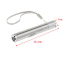 USB Mini Lighting Torch - Pen Size Stainless Steel Waterproof LED Flashlight -