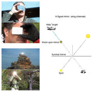 Multifunction Safety Survival Emergency Rescue Signal Mirror Camping Hiking Tool