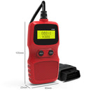 V300 OBD2 Scanner Backlit LCD Display OBDII Auto Car Diagnostic Tool (Red) A
