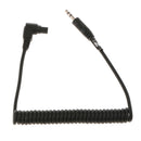 [1 Meters Coiled Cord] 3.5mm to RS-80N3 C3 Cable for Remote Control Shutter
