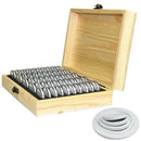 50 Coin Storage Boxes Round Coin Storage Wooden Box Commemorative Coin Coll O6H5