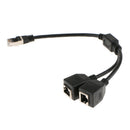 RJ45 Splitter Extension Ethernet Connector