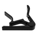 Alloy Tune Clamp Key Trigger Capo for Acoustic Electric Guitar (Black) A