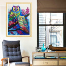 5D DIY Special Shaped Diamond Painting Colorful Bird Cross Stitch Embroider