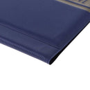 120 Pockets Coins Album Collection Book Commemorative Coin Holders (Blue) A