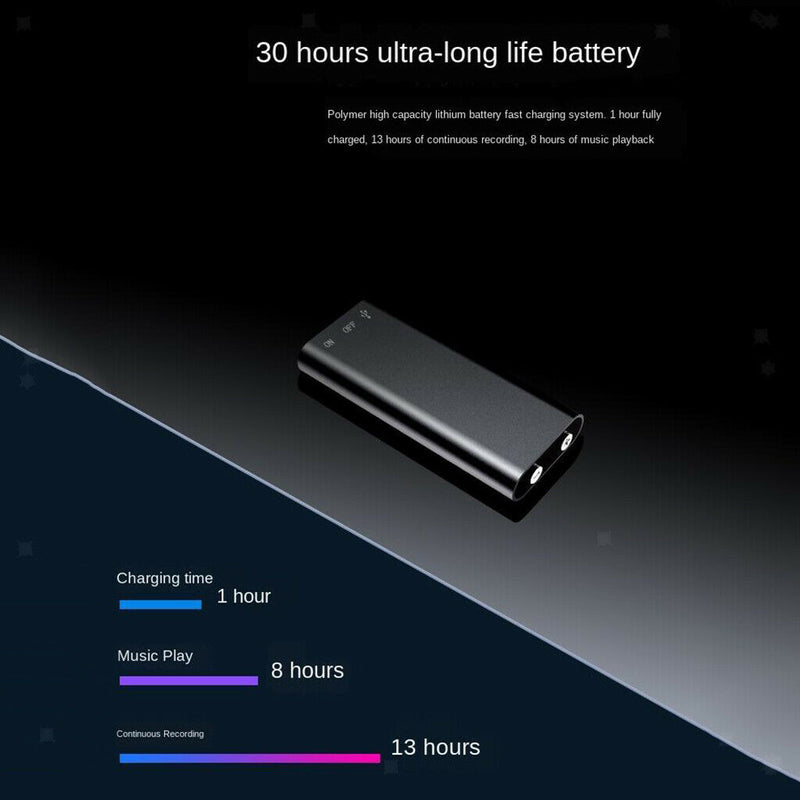 Mini USB 8GB Digital Voice Recorder Sound Audio Recorder Dictaphone MP3 Player