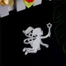 1pc magic Fairy Girl Scrapbook DIY album Card Metal Die Cut Stencil crafts  M ES
