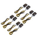 8pcs LED Black Mini Tiny Small Indicators