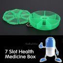 7 Grids Portable Pill Box Case Weekly Travel Medicine Storage Holder Container