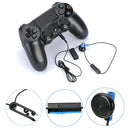 Gamepad Headset With Microphone Earpiece For PS4 Controller Earphones Earbud OZ