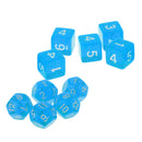 10pcs Multi-sided TRPG Game Dungeons & Dragons D6 D12 Dice Set