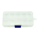Fishing Lures Hook Bait Plastic Storage Box Adjustable Case Tackle Accessory