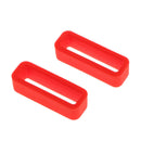Silicone Accessories Wrist Band W/ Metal Buckle For Suunto  Red