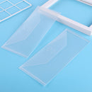 24x10cm 10pcs Transparent Mould Stamp Storage Bags Seal Cutting Die Holder