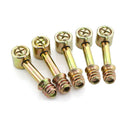 5Pcs Furniture Cabinet Fixing Screw Locking Cam Bolt Nut Fitting Connector