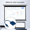 USB 3.0 to VGA Video Display Adapter 1080P Multi-Display Converter (Blue)