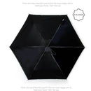 mini Travel sun&rain Umbrella - Light Compact Parasol with 95% UV Protectio