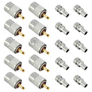 ular 10pcs PL259 solder connector plug WITH reducer for WK59 coaxial cable _ 3C
