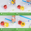 20Pcs/set Bag Kits Reusable Food Storage Vacuum Seal Bags With Hand Pump Ba Nw