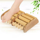 5 Roller Stress Relax Pain Relief Yoga Portable Foot Massager Wooden Elderly