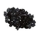 50Pack Nylon Rivet Fastener Push Type Clips Kit, 8mm Fender Bumper Splash Shield