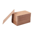 100 Brown Kraft Label Paper Tag Blank Luggage Card Party Wedding Hang Gift  U4U7