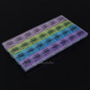 7 Day Weekly Pill Box Tablet Holder Medicine Dispenser Storage Organizer Case