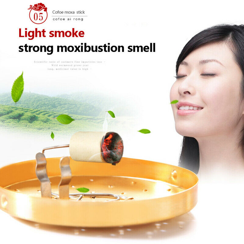 54pcs Moxa Cone Smokeless Pure Moxa Rolls 3 Year Moxa Stick for Heating MasS Hn