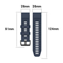 For Garmin Fenix 6X 6X Pro 5X 5X Plus 3 HR 26mm Silicone Strap Band Bracelet