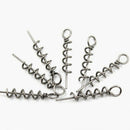 45Mm Spring Twist Lock Fishing Hook Centering Pin Worm Crank Hook Soft Fish