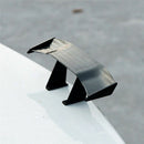 Hot Universal Mini Spoiler Car Rear Tail Decoration Spoiler Wing Carbon Fiber FT