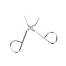 New Scissors Flat Tip Eyebrow Tweezers Clamp Clipper Stainless Removal Tool A Gw