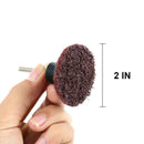 2-Inch Roloc Sanding Discs Quick Change Fine Medium Coarse Assorted Pack 16PCS.