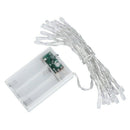 2m 20 LED Battery Operated Christmas Wedding Fairy String Lights,Warm white