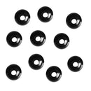 10 Pieces Black Plastic Elastic Shock Cord Rope Toggle Ball End Lock Stopper