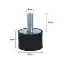4 Pieces Shock Absorber Anti-Vibration Silent Block For Car, M8 X7S7